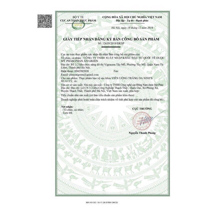 Viên Uống Nines Beauty TRẮNG DA, MỜ NÁM, GIẢM NẾP NHĂN | Thế Giới Skin Care