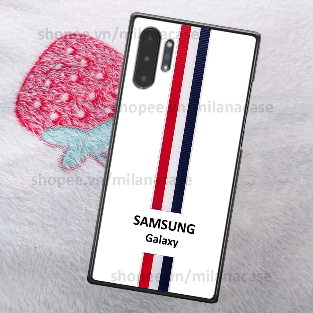 Ốp Samsung Note 10 / Note 10 Plus / Note 10+ in giả da phong cách thể thao, cá tính, thời trang