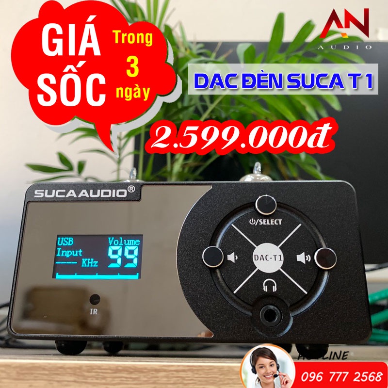 Ảnh Thật - GIẢI MÃ TÍCH HỢP PRE ĐÈN SUCA-AUDIO DAC T1 -2022