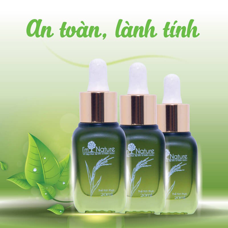 (+Quà) Serum Dầu Gạo & Collagen I'M NATURE – Làm Sáng Và Tái Tạo Da 20ml