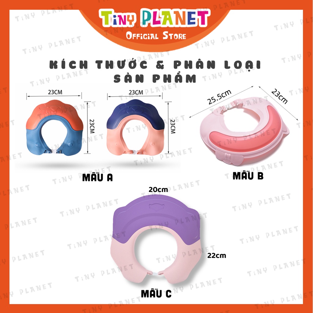 [3 MẪU] Mũ gội đầu mũ tắm nón tắm ngăn nước vào mắt và tai khi tắm cho bé sơ sinh đến 6 tuổi