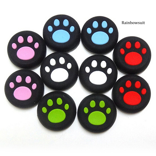 Set 2 Nắp Đậy Nút Bấm Hình Mèo Đáng Yêu Cho Ps3 Ps4 Xbox One / 360