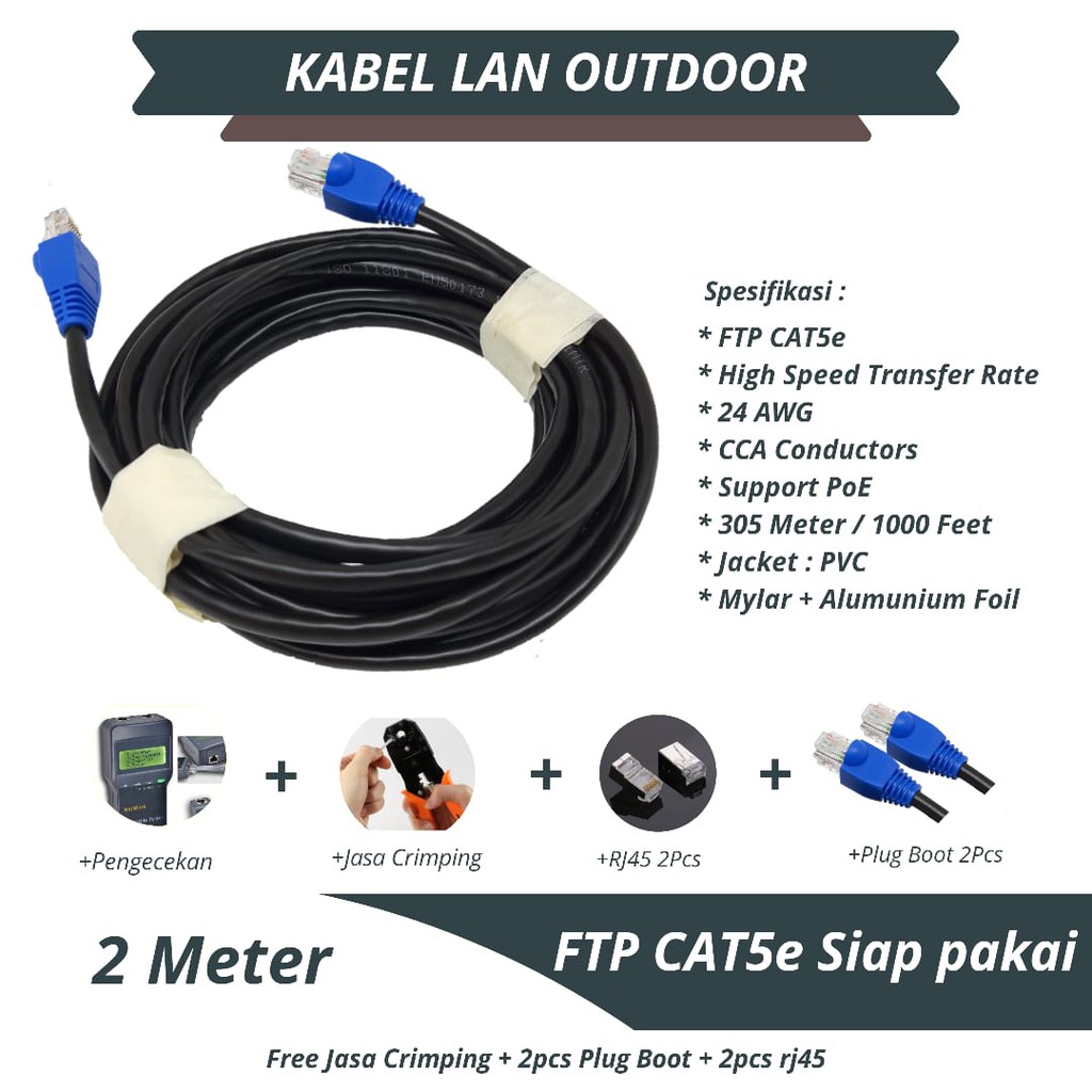 Dây Cáp Dài 2m Dài 5m Ftp Cat 5e