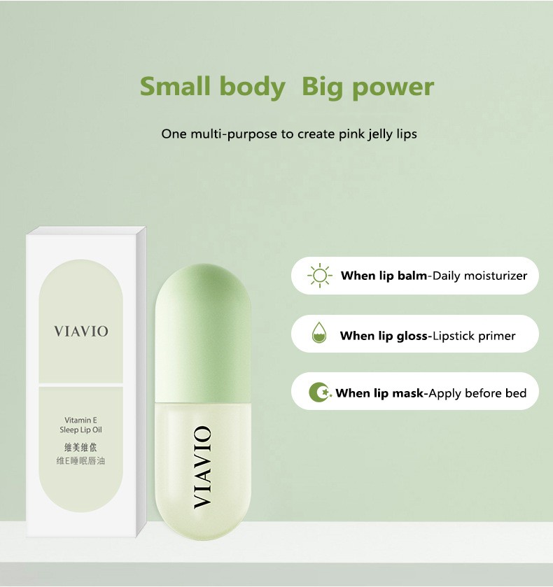 (Hàng Mới Về) Mặt Nạ Môi Vitamin E Viavio Dưỡng Ẩm Tẩy Tế Bào Chết Chống Nếp Nhăn | BigBuy360 - bigbuy360.vn
