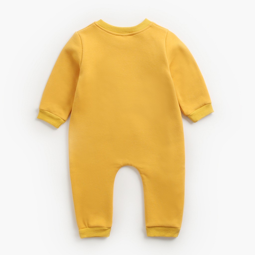 Sanlutoz Phim hoạt hình Mùa đông Tay áo dài Em bé Rompers Trẻ sơ sinh Áo Tuỳ tiện