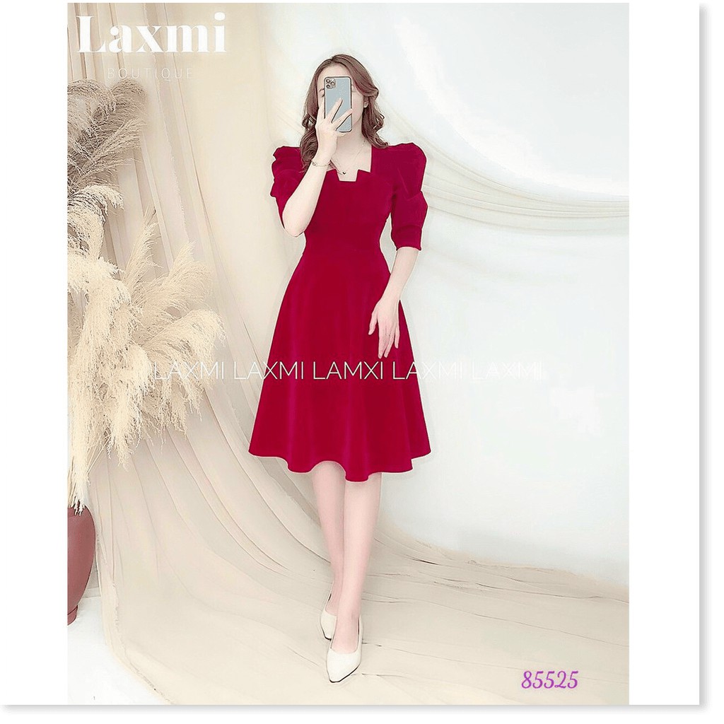 ĐẦM COTTON LẠNH,HỌA TIẾT TRƠN 2 MÀU XINH XẮN NHƯNG KHÔNG KÉM PHẦN SANG TRỌNG LANA FASHION