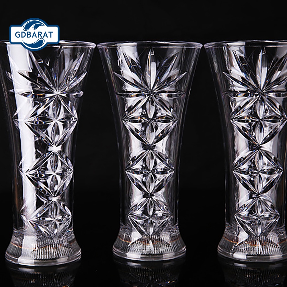 [NYCA Stock] Cốc Uống Bia / Rượu / Whiskey Có Đèn LED Thay Đổi Màu Sắc Hình Bông Tuyết