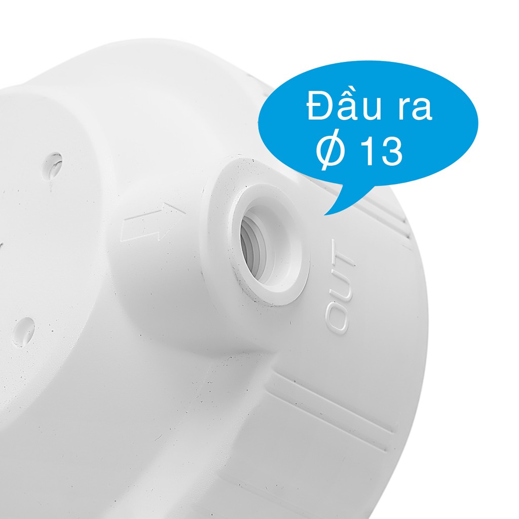 Bộ lọc 1 cấp đài loan 10 inch – 2 gioăng  trong