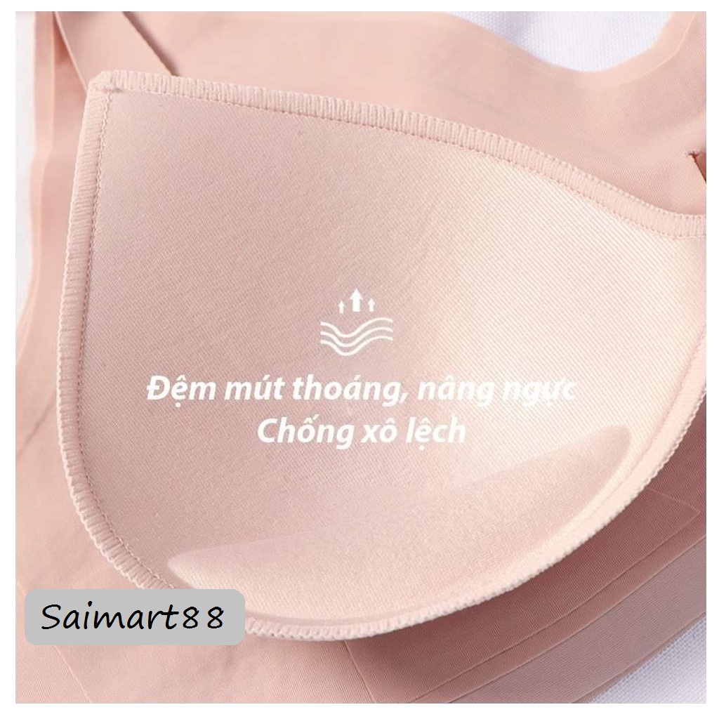 Áo lót bầu bra không gọng, mẹ mặc sau sinh thoải mái, vải su non mềm mịn, đủ size cho mẹ bầu
