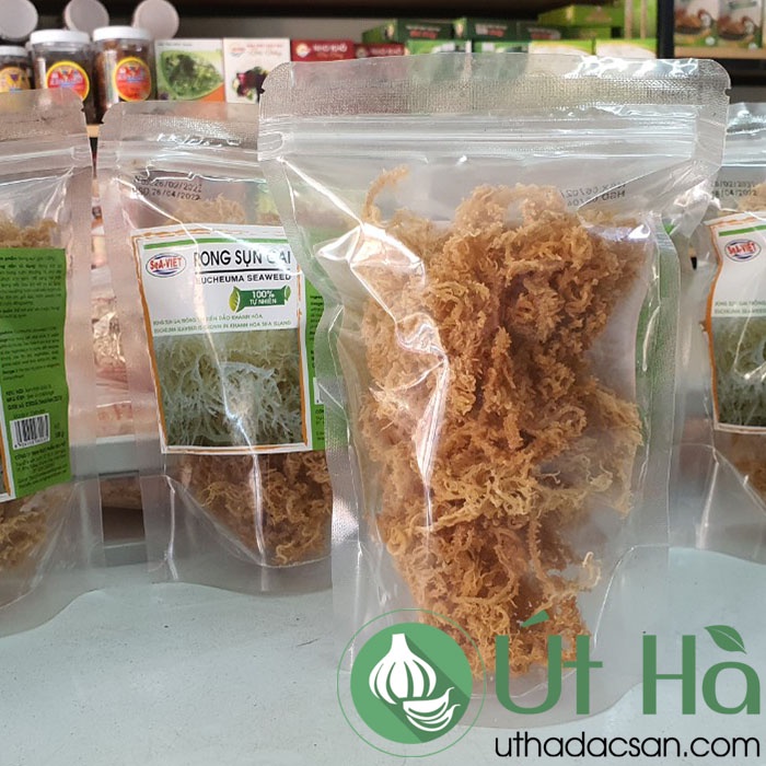 Rong Sụn Gai Khô SeA-VIỆT Bịch 100gr Rong Biển Nha Trang Thực Phẩm Tốt Cho Sức Khỏe - Út Hà Đặc Sản