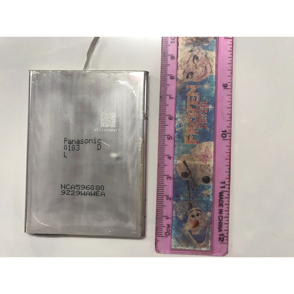 Cell Pin PANASONIC lithium polymer 3.7V 3950mAh Kích Thước 80x60x6mm