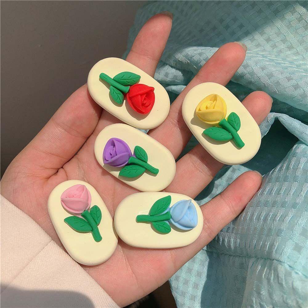 Kẹp Tóc Hình Hoa Tulip Ngọt Ngào Dễ Thương