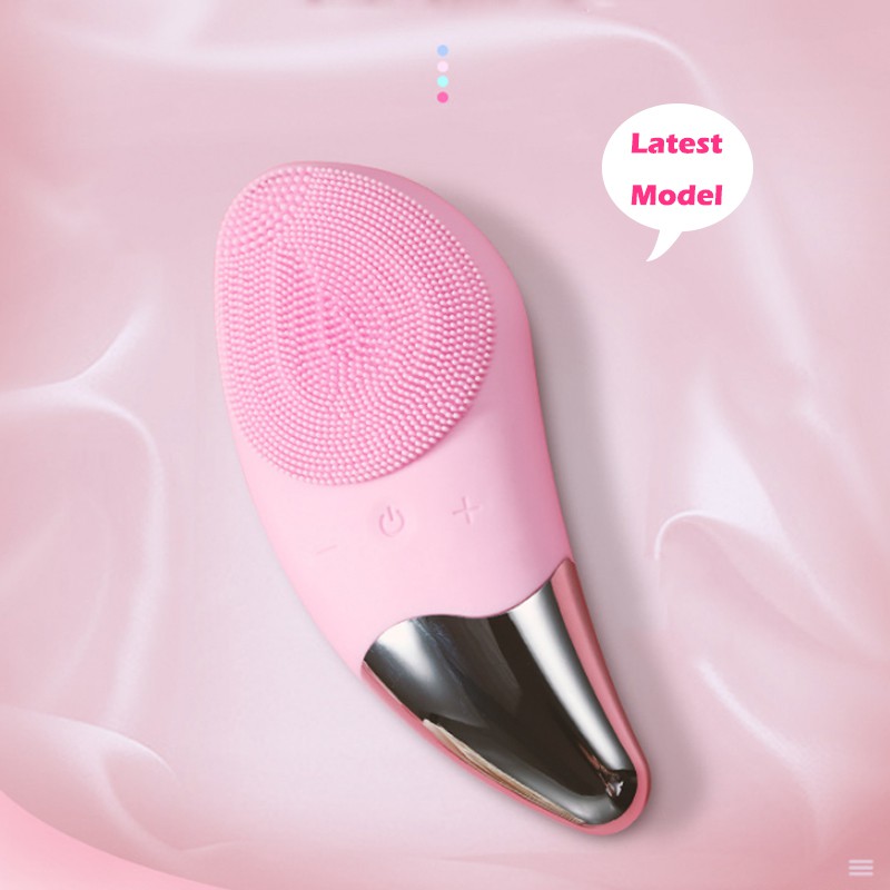 Máy massage rửa mặt tẩy da chết bằng silicone