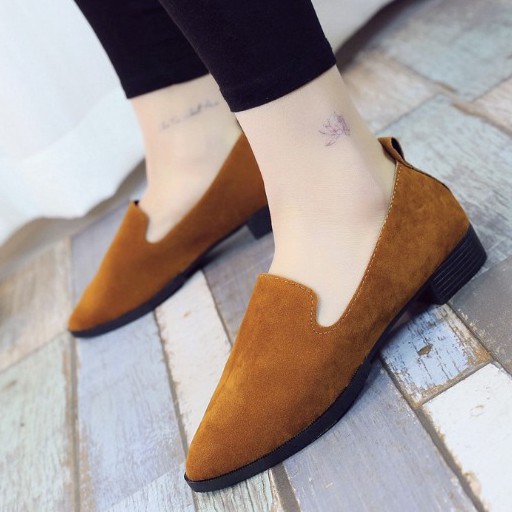 💥HÀNG SẴN HOT💥 Giày nữ Oxford da lộn 3 màu 1683