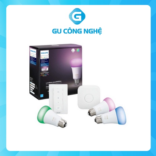 Hệ thống đèn màu thông minh Philips Hue Color Starter Kit – 3 Pack VN