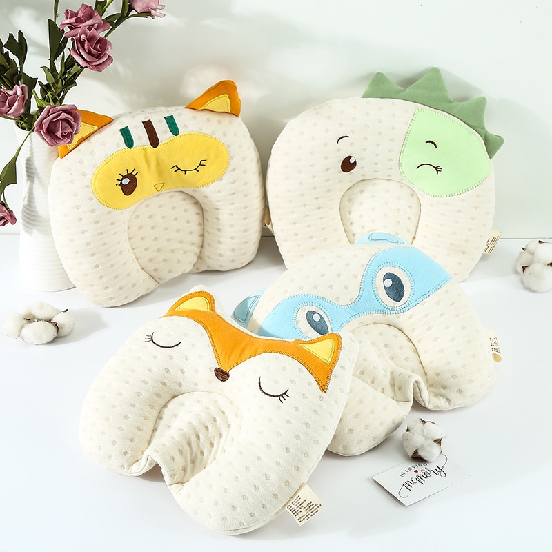 Gối định hình đầu cho trẻ sơ sinh tránh va chạm chăm sóc an toàn cho bé