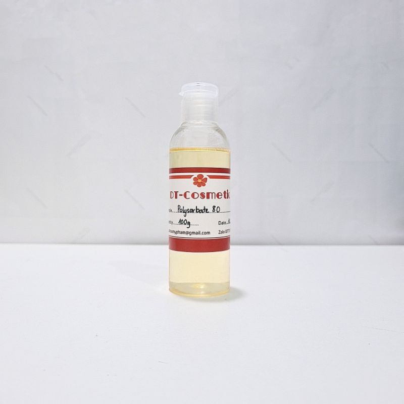 100g Polysorbate 80 (Tween 80) - Chất Nhũ Hóa Dầu Trong Nước - Nguyên Liệu Mỹ Phẩm