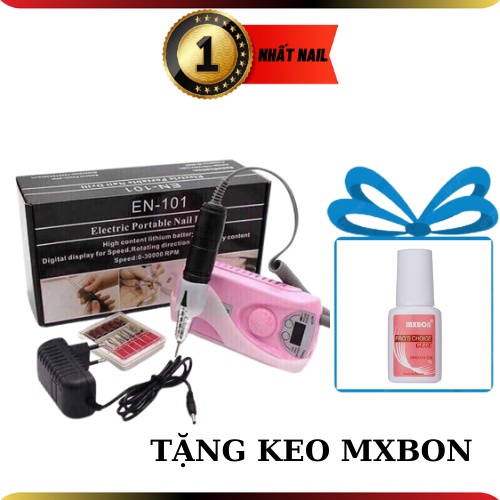 Máy mài móng tay , Máy mài nail Tích điện N101 Chính hãng loại sịn