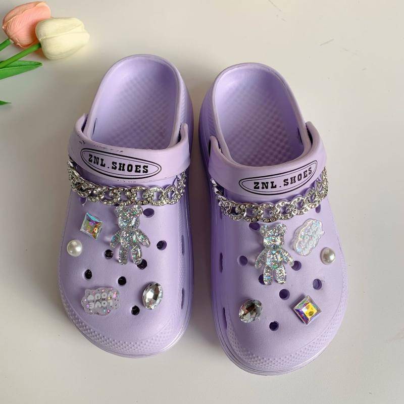 Phụ Kiện Trang Trí Giày Tự Làm Kiểu Dáng Xinh Xắn charm sticker jibbitz sticker Set Sticker jibbitz 3d jibbitz crocs slipper sticker