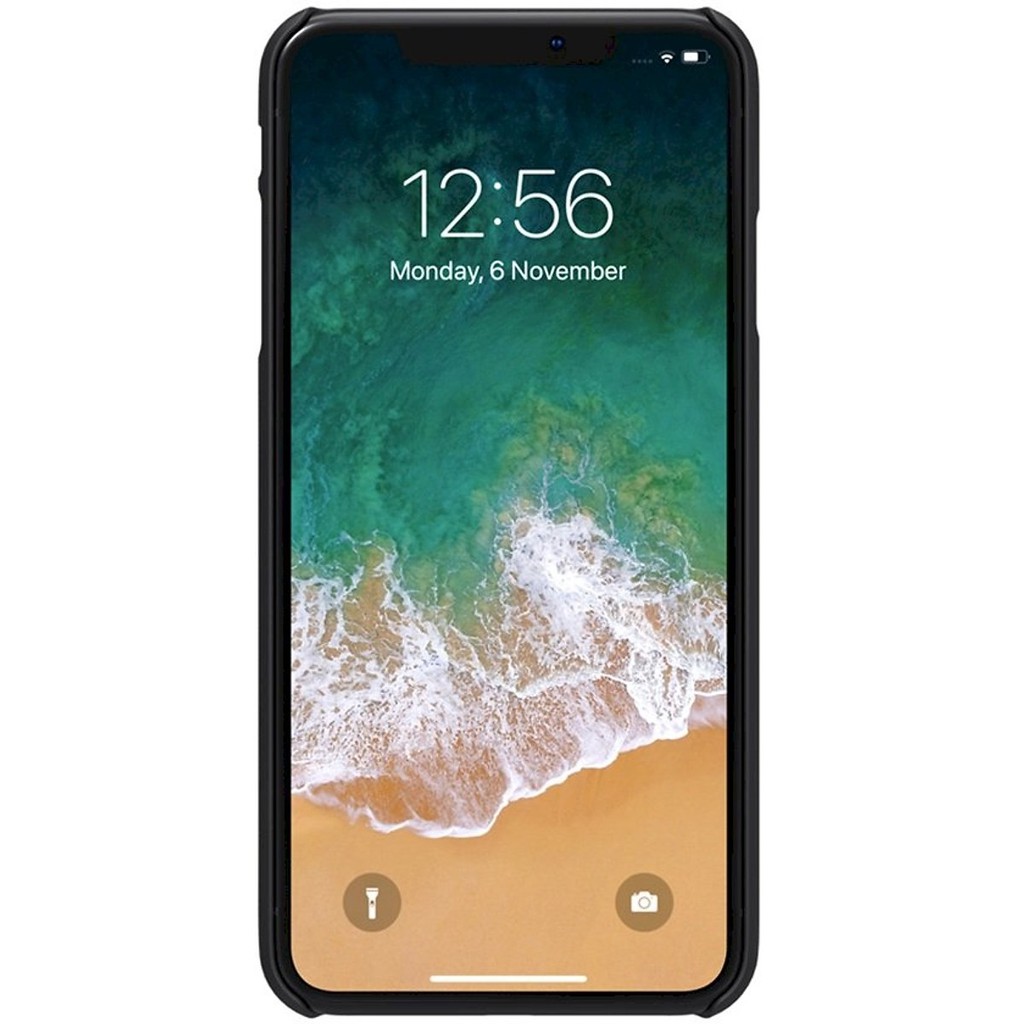 Ốp Lưng sần siêu Chống Sốc Chính Hãng Nillkin Cho iPhone X / Xs (Kèm giá đỡ hoặc miếng dán từ tính)