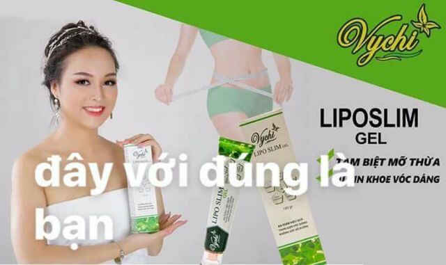 Gel tan mỡ lipo slim