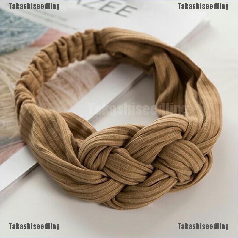 Băng Đô Màu Trơn Trang Trí Cho Bé Gái