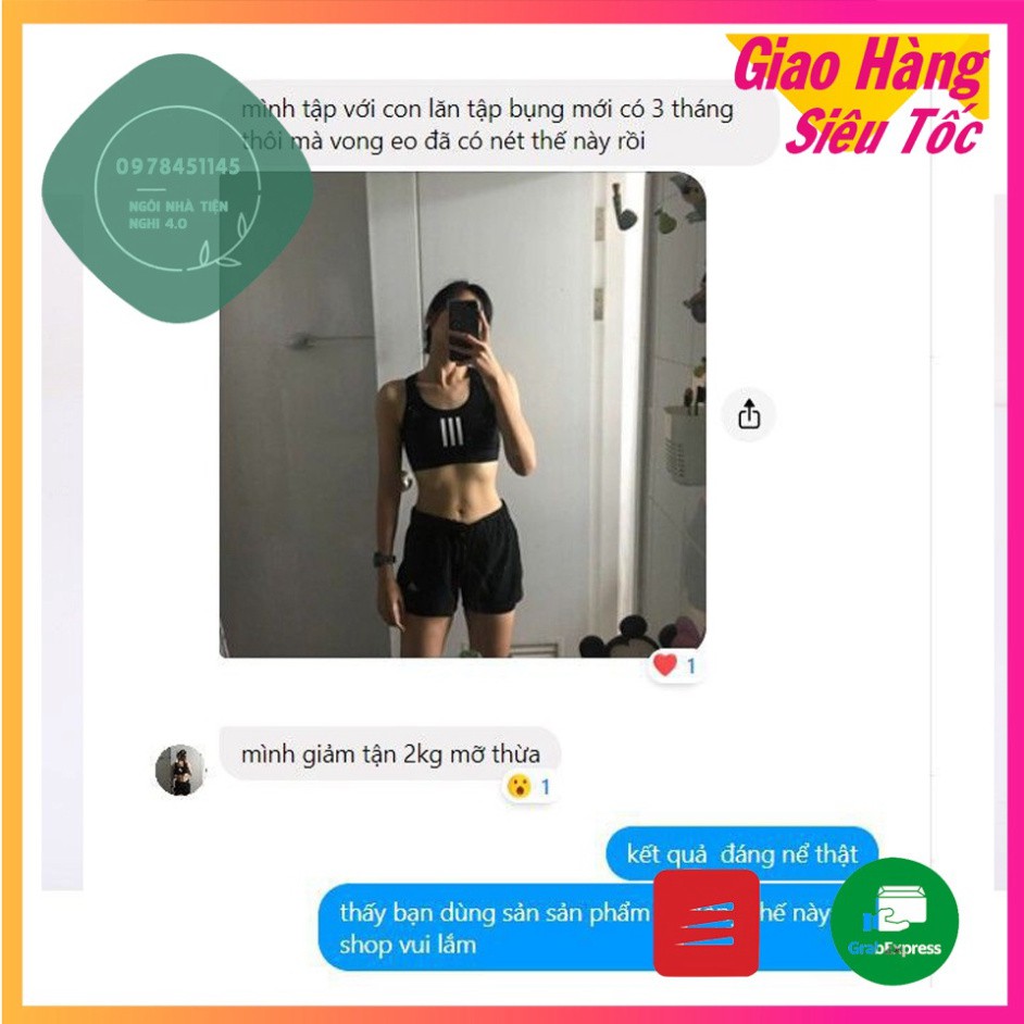 [Giá lẻ như giá sỉ ] Con lăn tập bụng gym 4 bánh❤️tặng miếng thảm❤️