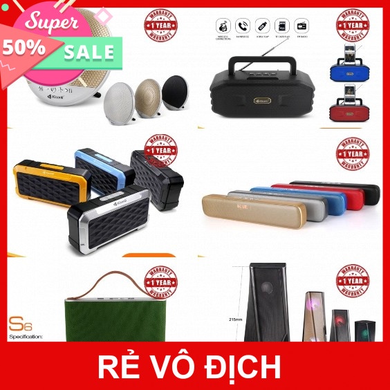 [5❤️][FREESHIP] LOA BLUETOOTH KISONLI Q8S, Q7, S6, S4, KS-1984 - KS-1986 CHÍNH HÃNG [HCM]