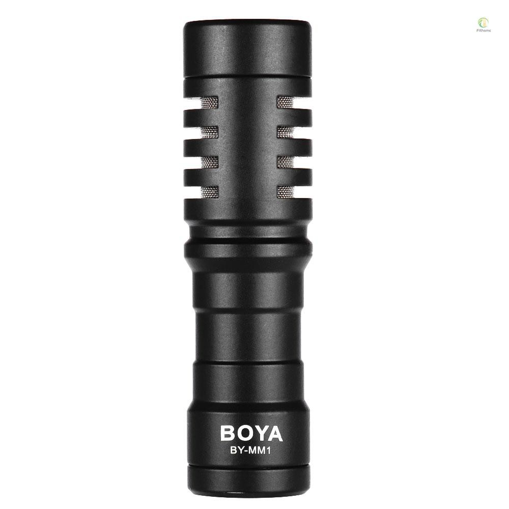 Micro Boya By-Mm1 Mini Có Jack Cắm 3.5mm Cho Điện Thoại Thông Minh