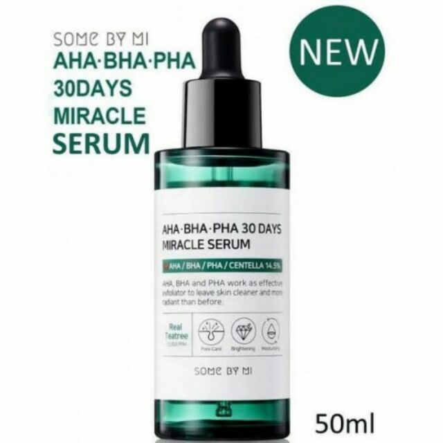 [Trị Sạch Mụn Chỉ Trong 30 Ngày] Tinh Chất "Thần Kỳ" Some By Mi AHA-BHA-PHA 30 Days Miracle Serum