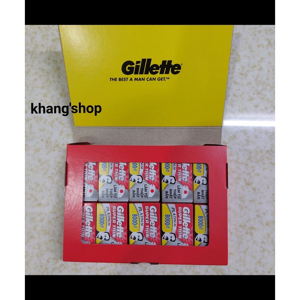 Lốc 20 Hộp Lưỡi Lam Gillette Super Thin