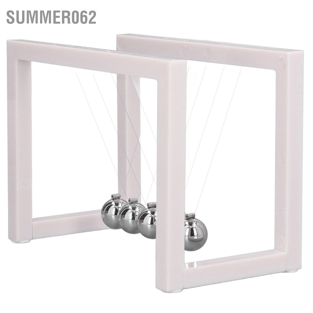 [Hàng Sẵn] Cân bằng Con lắc Quả bóng Acrylic Giá đỡ sắt Cơ thể Giáo dục Giảm căng thẳng Bóng xích đu để bàn【Summer062】