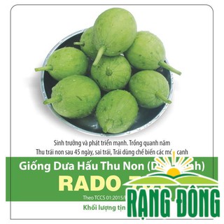 Hạt giống dưa hấu ăn non dưa hấu nụ 0.5 gram - hạt giống chịu nhiệt