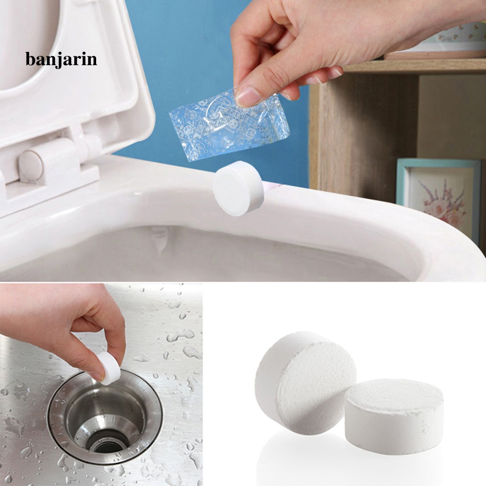 Set 4 Viên Hợp Chất Dùng Để Thông Tắc Đường Ống Thoát Nước / Bồn Cầu Toilet