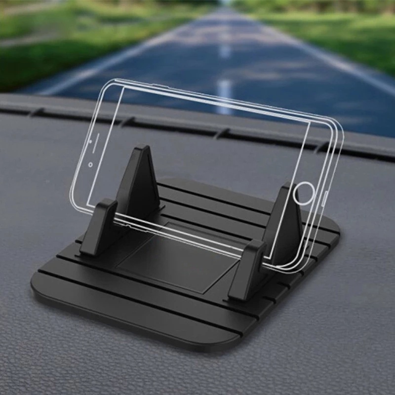 Giá Đỡ Điện Thoại Bằng Silicon Chống Trượt Đa Năng Thông Dụng Cho Xe Hơi