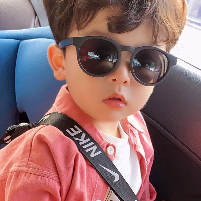 Fashion Silicone Bendable Light Children Sunglasses