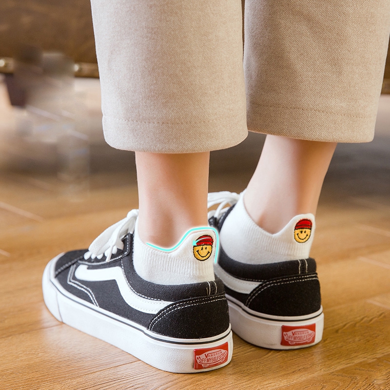 Vớ cotton hình biểu tượng cảm xúc đáng yêu