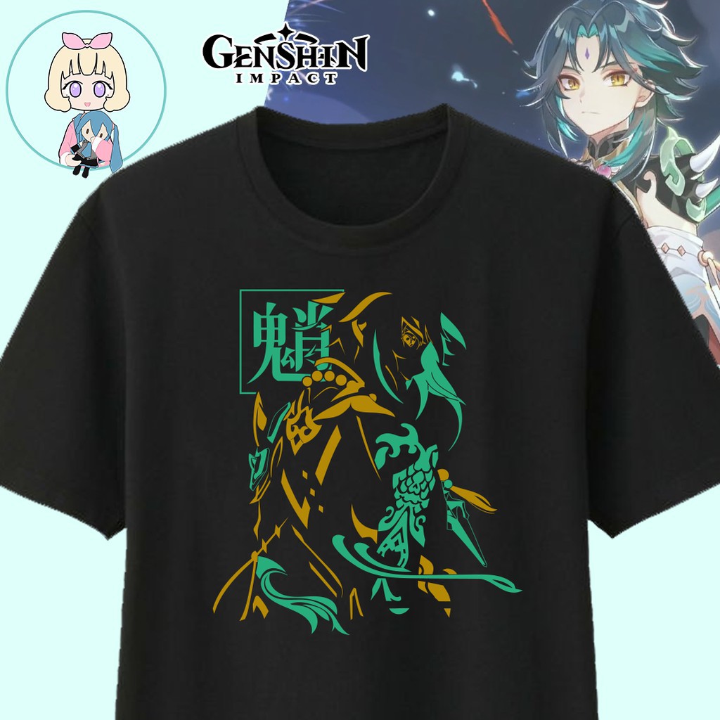 Áo Genshin🔥 BST Áo Phông in hình Game Genshin Impact mẫu mới cực chât