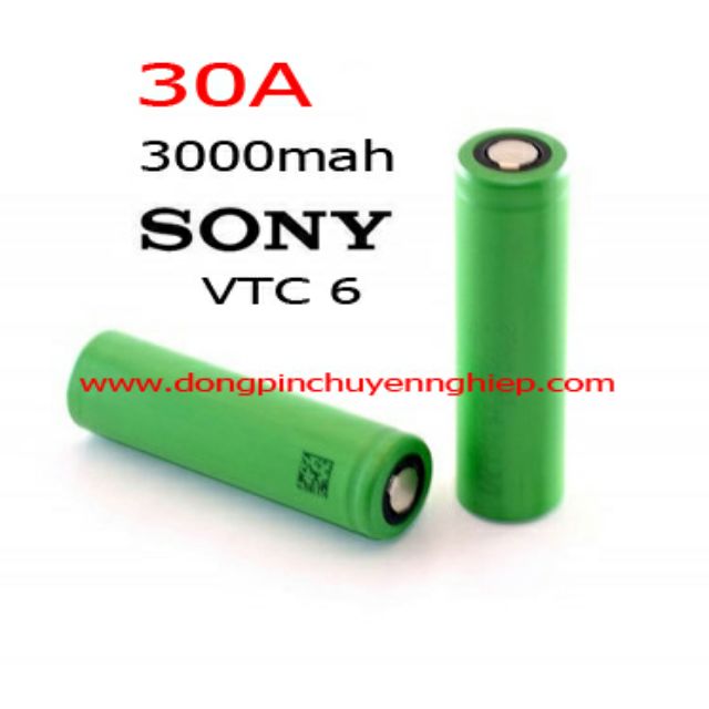 Pin sony vtc6 30A 3000mah