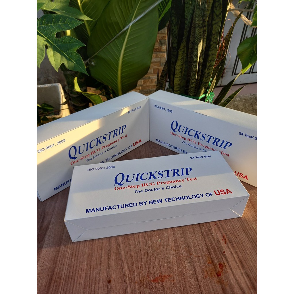 Que Thử Thai Quickstrip Hộp 24 Que