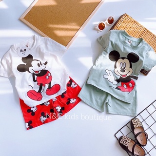 Bộ cộc tay mickey cho bé