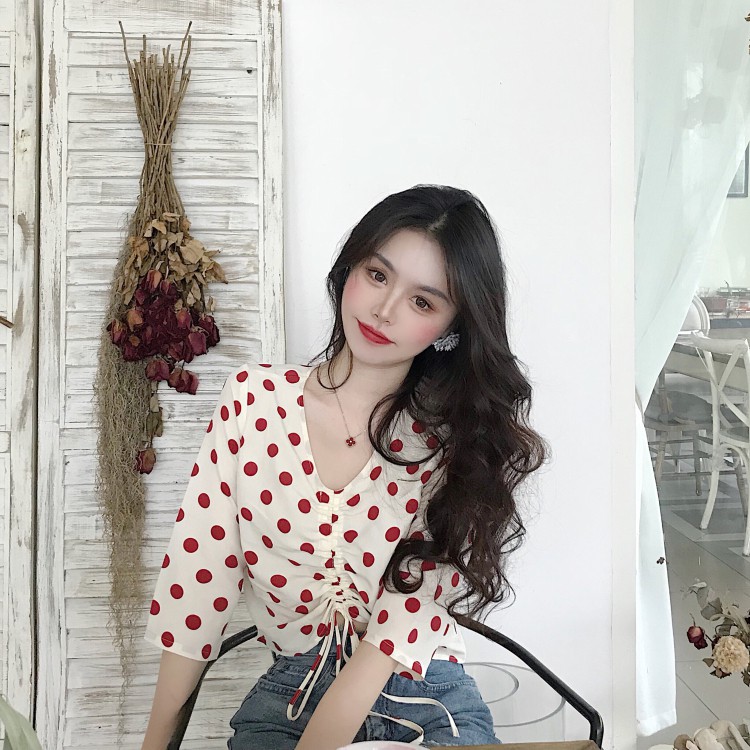 Áo sơ mi nữ kiểu ngắn tay Emilyshop