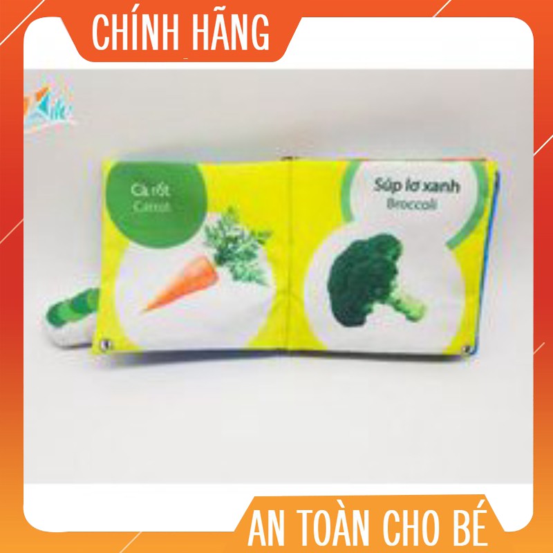 Combo Sách Vải Rau Củ – Đồ Chơi Sạch Cánh Diều – Made in Việt Nam