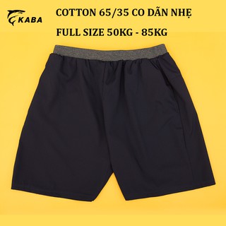 Quần đùi nam ngắn Kaba Sport QG06 ống rộng chất cotton 65/35 co dãn nhẹ (5 màu)