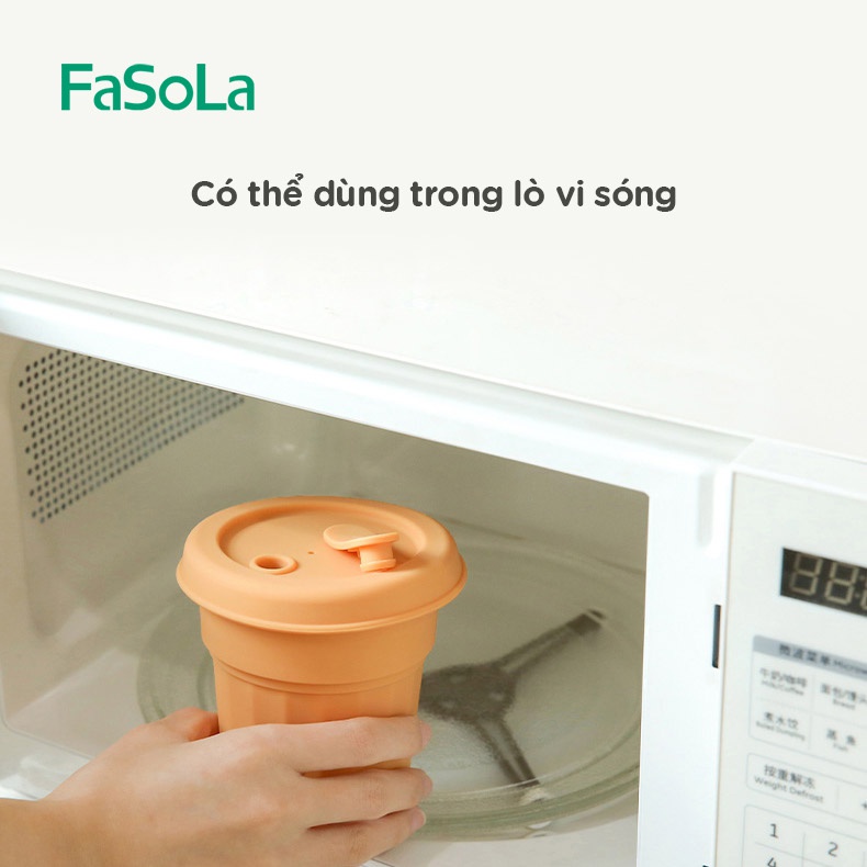 Ly cà phê silicon 410ml FASOLA FSLSH-201C