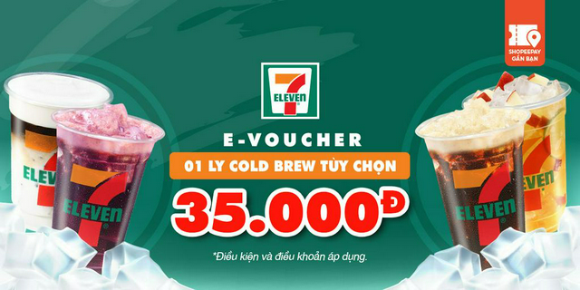 E-Voucher 01 ly Cold Brew Tùy Chọn tại 7-Eleven