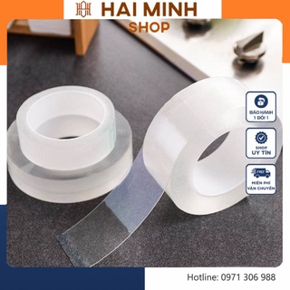 Băng Keo Dính 2 Mặt Đa Năng, Trong Suốt Dán Trên Mọi Bề Mặt