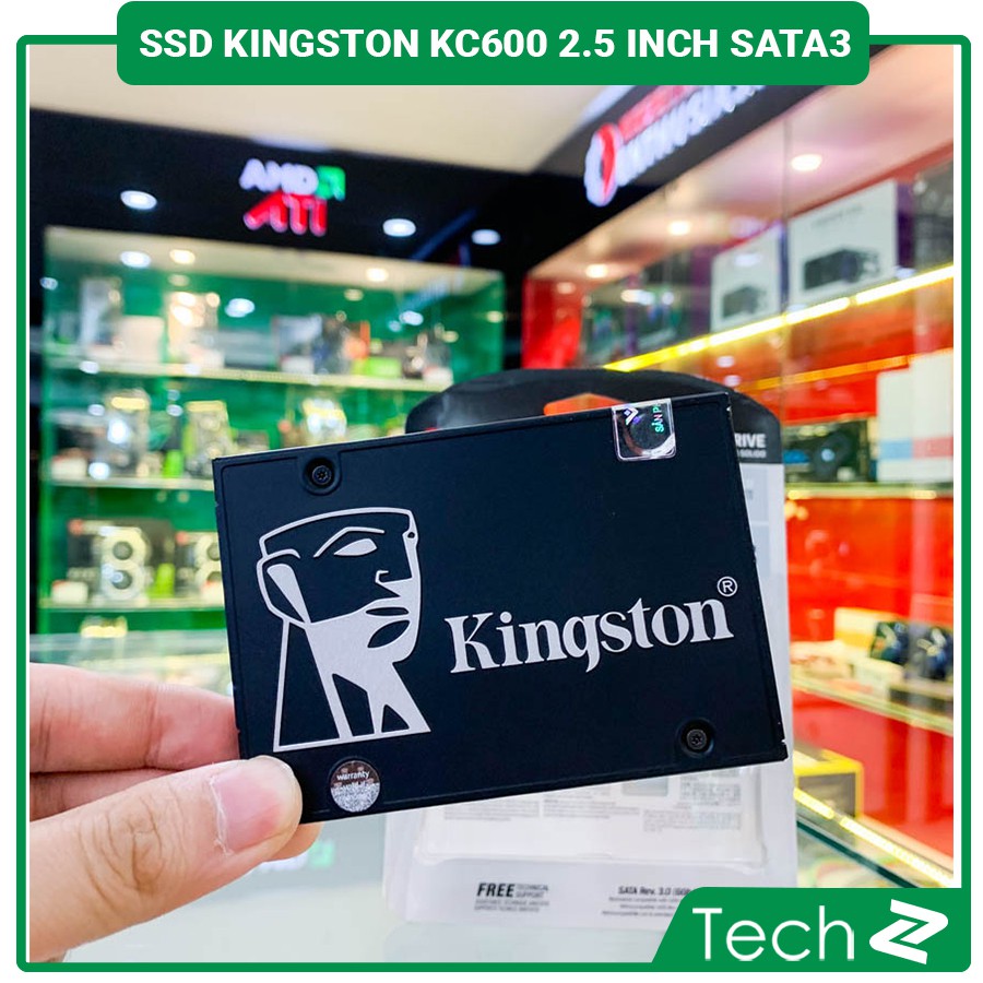 Ổ cứng SSD Kingston KC600 265GB + 512GB + 1024GB  2.5 inch SATA3 (Đọc 550MB/s - Ghi 520MB/s) | BigBuy360 - bigbuy360.vn