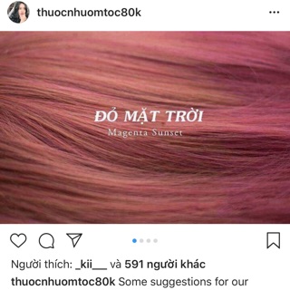 Thuốc nhuộm màu Đỏ mặt trời 🌞🌞🌞
