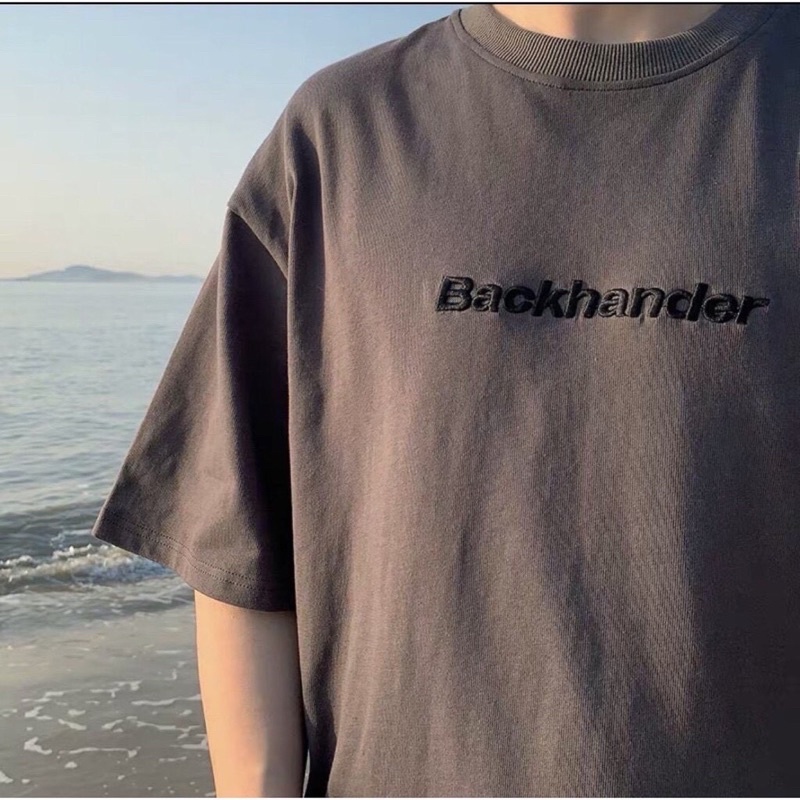 [ Rẻ vô địch ] Áo thun cotton tay lỡ dáng rộng unisex - backhanker